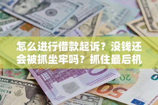 北京怎么进行借款起诉？没钱还会被抓坐牢吗？抓住最后机会！