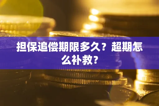 北京担保追偿期限多久？超期怎么补救？